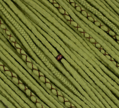 Asparagus set of 10 pcs wool dreads bundle