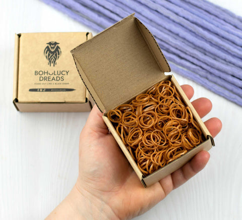 Caramel brown rubber band