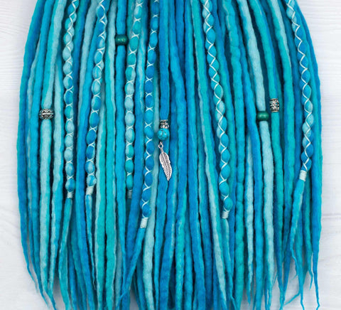 Everblue wool dreads
