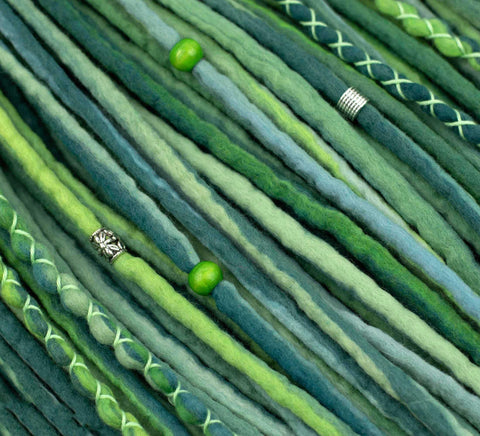 Evergreen dreadlock extensions