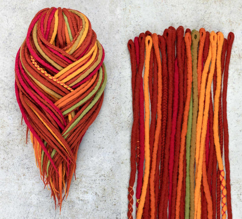 Leaves wool extensions