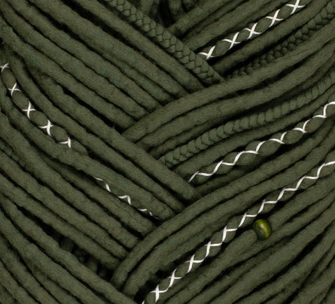 Moss set of 10 pcs wool dreads bundle