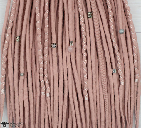 Shell wool dreadlock extensions