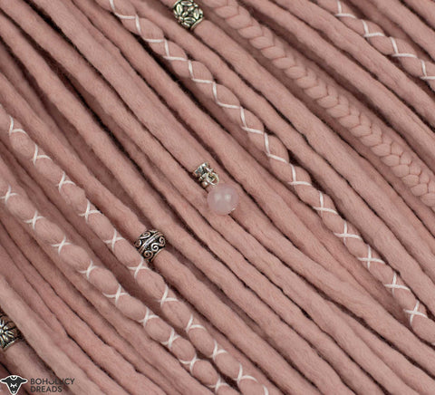 Shell wool dreadlock extensions