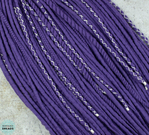 Wisteria wool hair extensions