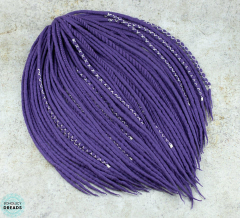 Wisteria wool hair extensions